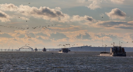 Рекордное количество судов прошло через Керченский пролив в 2017 году