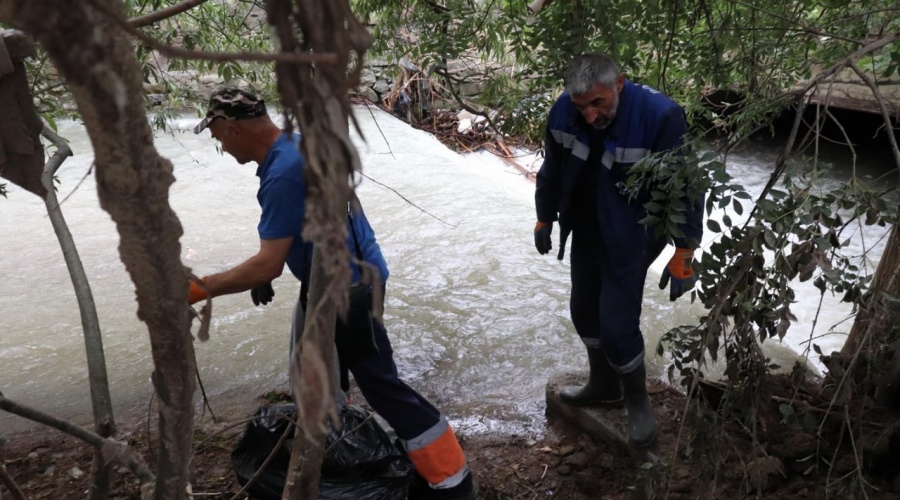Русла рек остаются в центре внимания в ходе аварийно-восстановительных работ в Ялте