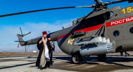 Боевые вертолеты Росгвардии будут базироваться в аэропорту Симферополя