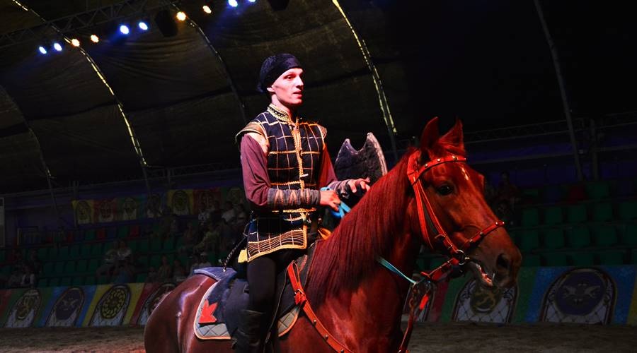 Первое в Крыму конно-рыцарское шоу презентовали в Симферопольском районе