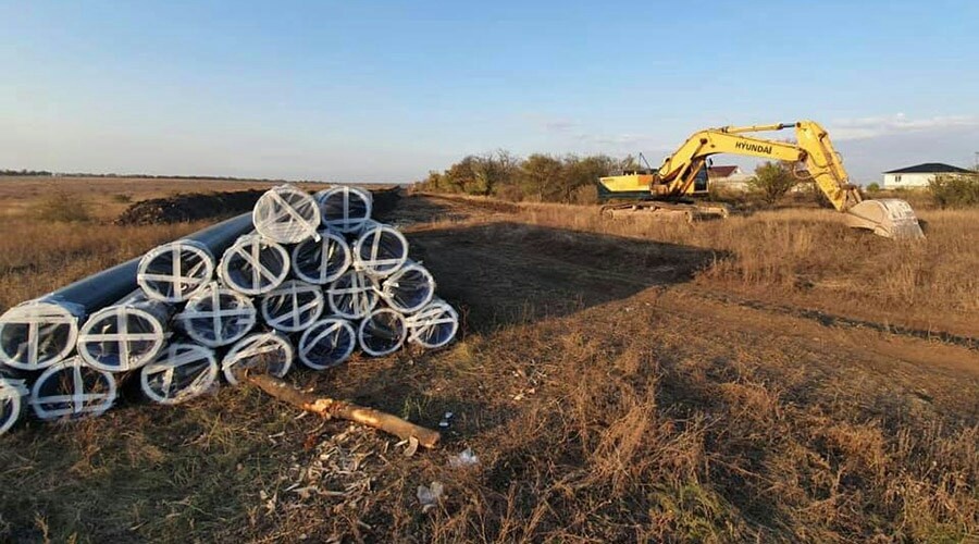 Начались подготовительные работы по строительству нового водовода в Симферополь