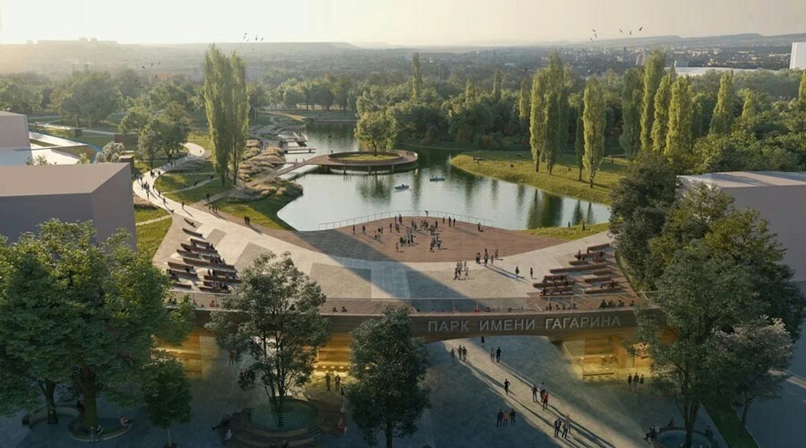 Реконструкция симферопольского парка имени Гагарина начнётся в конце 2021 года