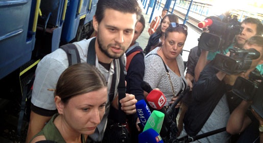 Крымские журналисты после плена у 