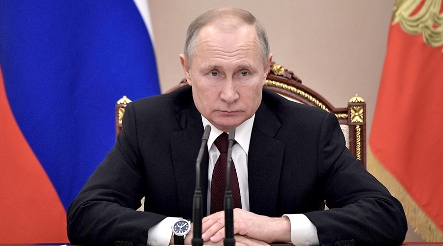 Путин проводит встречу с рабочей группой по поправкам в Конституцию 