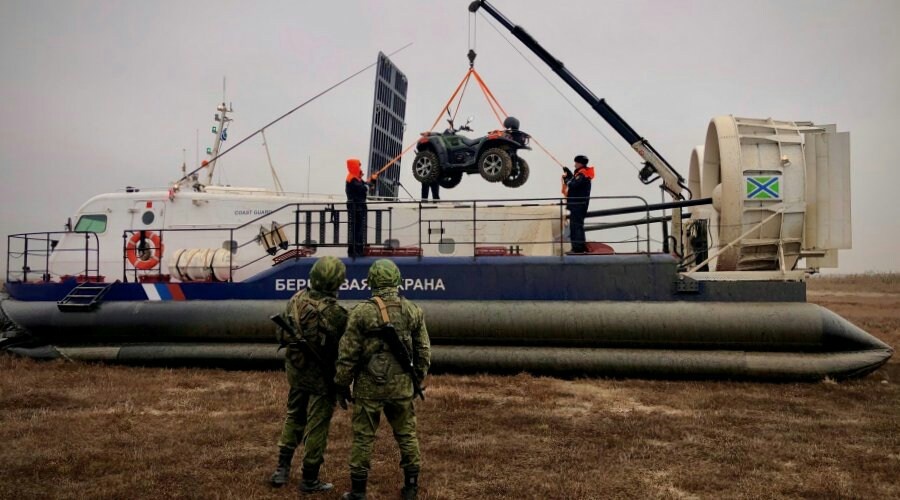 Новый катер-амфибия будет задействован в охране границы на севере Крыма