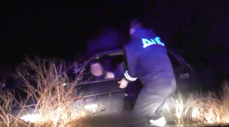 Пьяный водитель пытался уйти от полицейской погони в Кировском районе Крыма