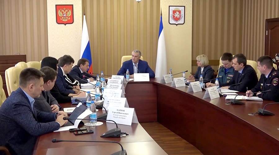 Глава Крыма проводит заседание оперштаба по профилактике коронавируса