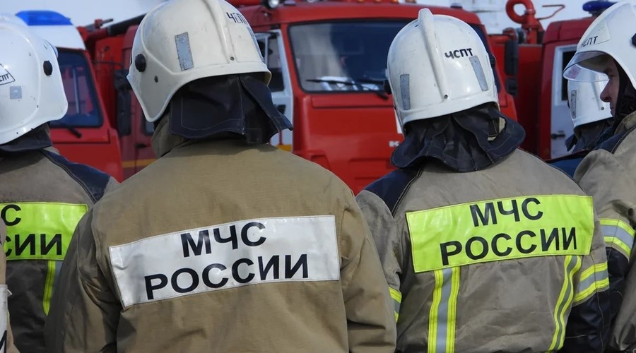 МЧС ликвидирует условный пожар в гостинице «Москва» в Симферополе