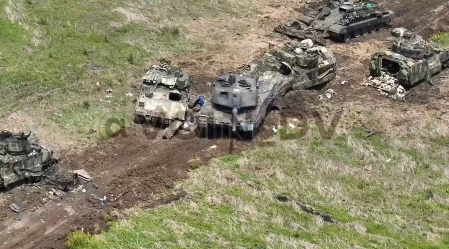 Минобороны заявило о захвате танков Leopard и БМП Bradley