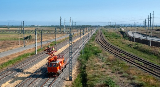 Строители уложили более 80% железнодорожного подхода к Крымскому мосту со стороны Тамани
