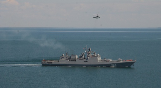 Вертолеты палубной авиации ЧФ провели по 20 взлетов и посадок на палубу «Адмирала Григоровича»