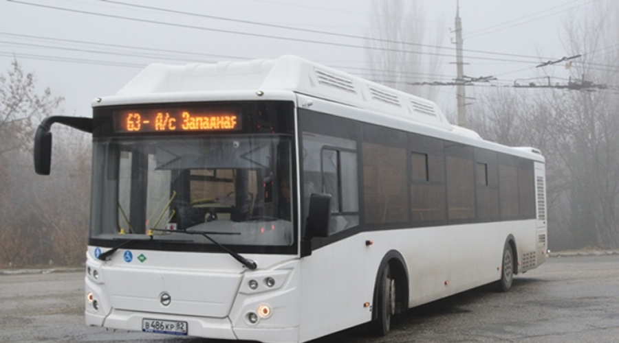 Новые десять автобусов вышли на маршрут в Симферополе