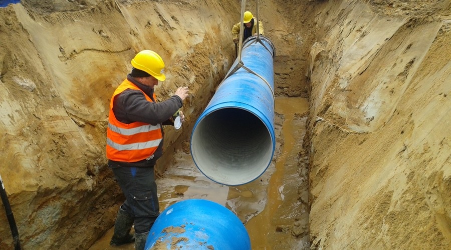 Строительство и реконструкция водовода из Феодосии в Судак выполнены на четверть