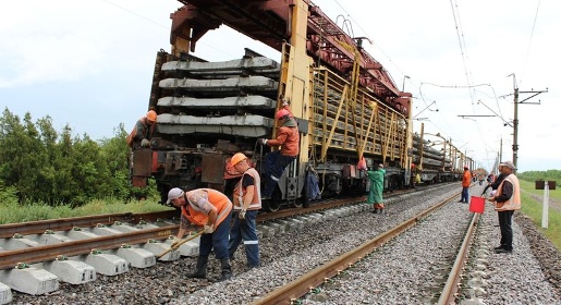 Крымские железнодорожники завершили капитальный ремонт пути на перегоне Краснопартизанская-Ефремовская (ФОТО)