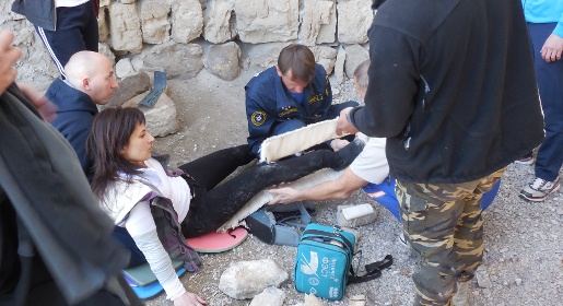 Туристка сломала ногу в горах Бахчисарайского района (ФОТО)
