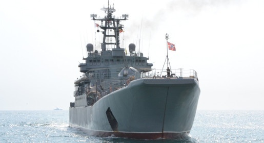 Десантные корабли Черноморского флота провели стрельбы по полигону Опук (ФОТО)