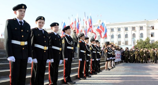 Столица Крыма встретила участников международного общественно-патриотического проекта «Звезда нашей Великой Победы» (ФОТО)