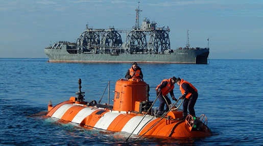 Старейшее спасательное судно ВМФ провело учения в Черном море