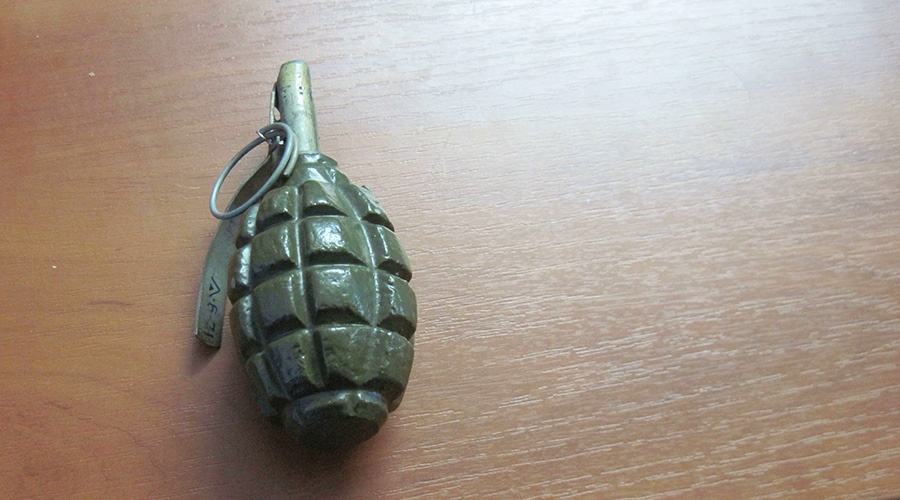 Охрана минтранса нашла у въезжающих в Крым две гранаты и боеприпасы