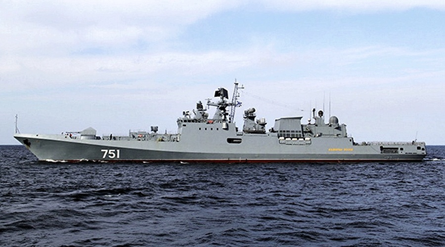 Фрегат ЧФ «Адмирал Эссен» отработал применение «Калибров» против морских целей