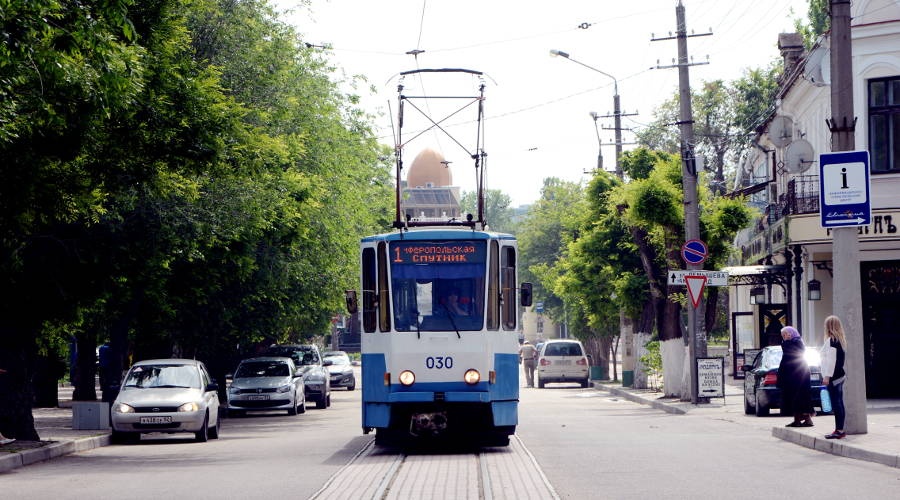 Евпаторийский трамвай перевез за первый квартал 700 тысяч человек