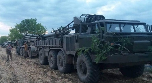 Украинские военные провели учения у границы с Крымом