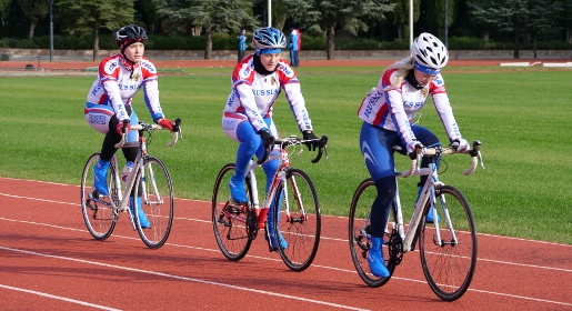 Сборная России по велоспорту BMX race тренируется в Алуште