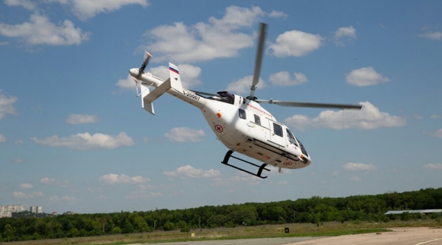 Вертолет санавиации с начала года провел в Крыму 23 медицинские эвакуации