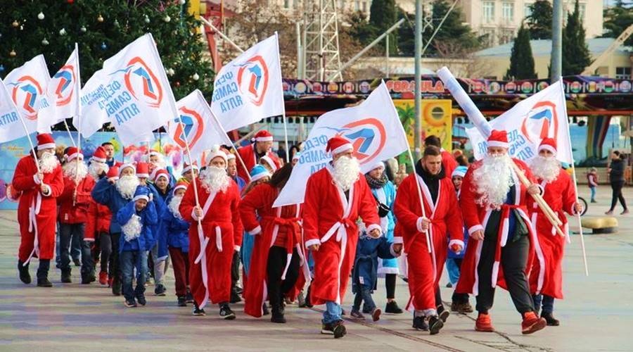 Юбилейный Мороз-парад состоится в Ялте 28 декабря