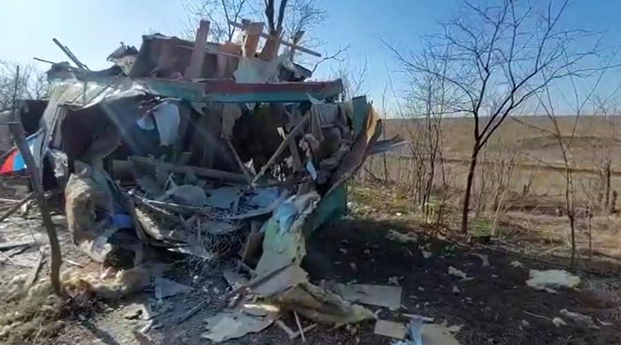 Выпущенный с территории Украины снаряд разрушил погранпункт в Ростовской области