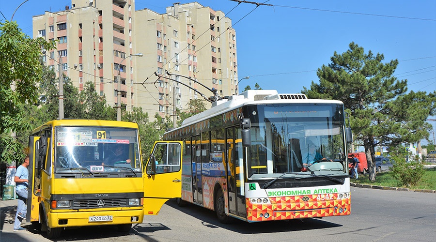 Два троллейбусных маршрута временно изменят схему движения в Симферополе