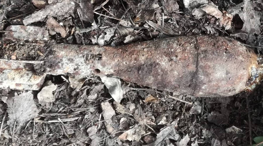 Немецкая минометная мина найдена в Севастополе у железнодорожного моста