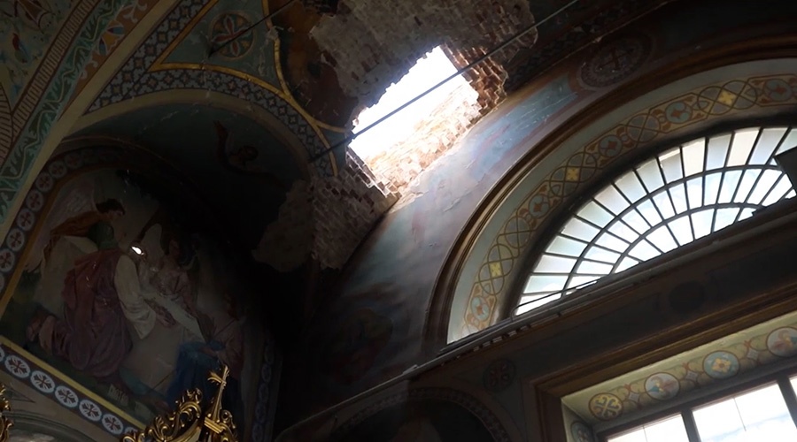 Украинские военные обстреляли православный собор в Харьковской области