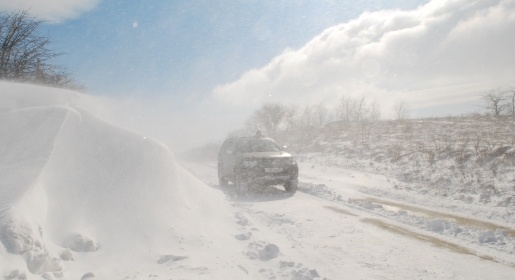 На Крым надвигается снежный шторм