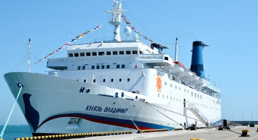Загрузка путешествующего из Сочи в Крым лайнера «Князь Владимир» в сентябре превысила 80%