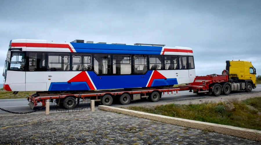 Евпатория получила первый изготовленный специально для города трамвай