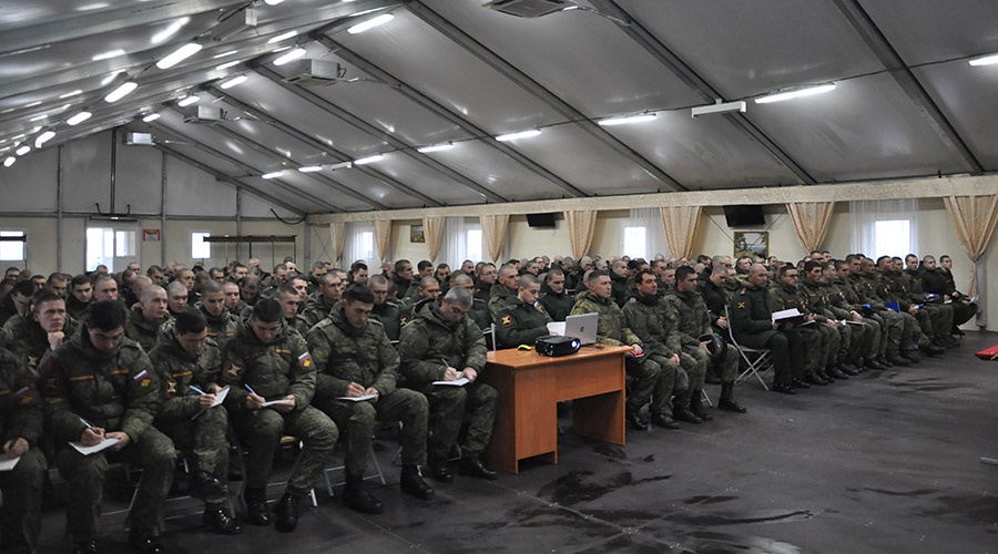 Зимний период обучения стартовал в войсках Южного военного округа