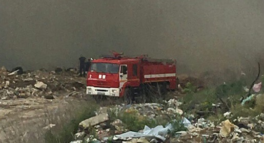 Ситуация на горящем полигоне ТКО в Каменке находится под контролем – замглавы администрации Симферополя