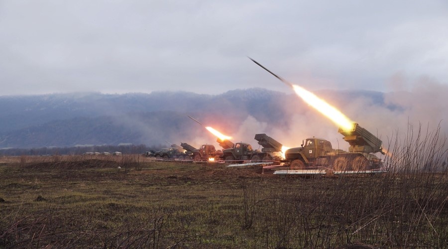 Учения артиллеристов ЧФ начались на полигоне в Крыму