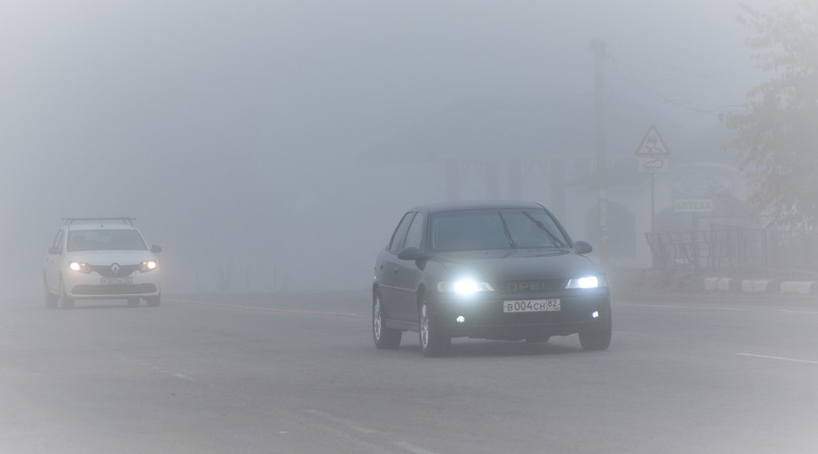 Туман вызвал задержки в прибытии и отправке рейсов в аэропорту Симферополь