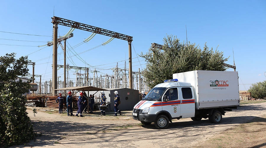 Спасатели провели учения на электроподстанции в Первомайском районе