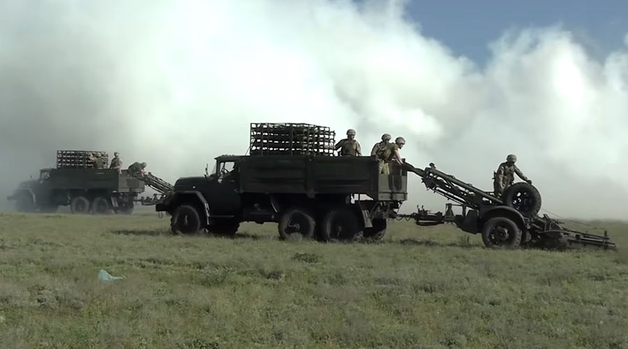 Украинские военные тренировались устанавливать мины на границе с Крымом
