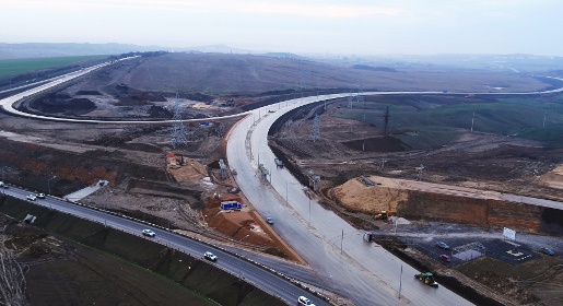 Крымская часть автоподходов к мосту через Керченский пролив готова на 77%