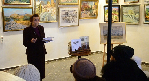 Почётная жительница Феодосии передала в фонды гриновского музея акварель Богаевского