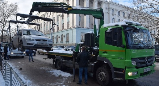 Служба принудительной эвакуации автотранспорта официально начала работу в Симферополе – «Гортранссервис» (ФОТО)