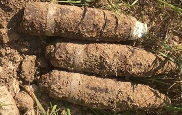 Строители нашли на севастопольской промбазе снаряды времен войны