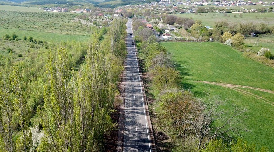 «ВАД» досрочно отремонтировал дорогу в горы в Симферопольском районе