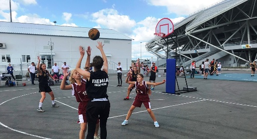 Крымчанки заняли пятое место во Всероссийском финале фестиваля по баскетболу 3х3