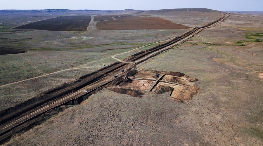 Комплекс древних поселений нашли археологи на трассе нового водовода в Крыму
