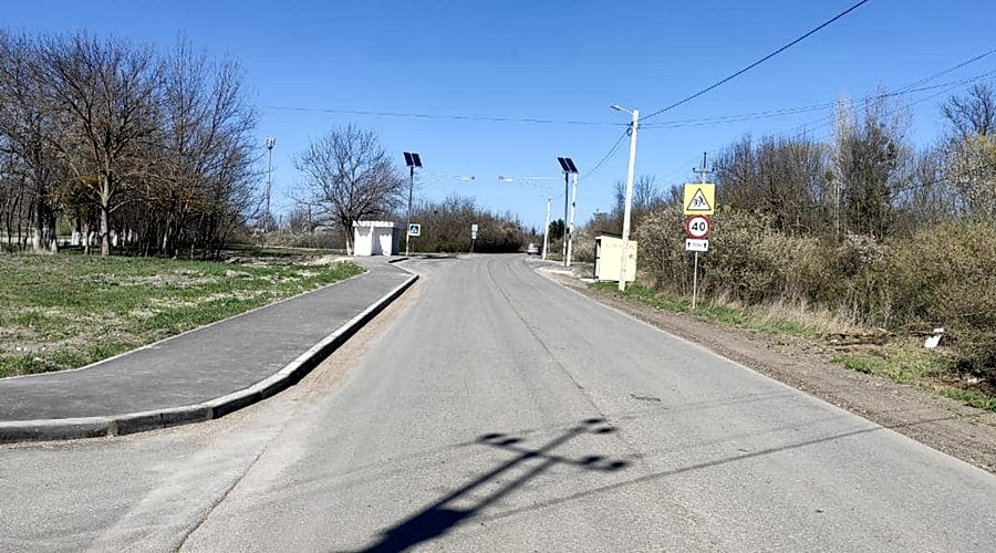 Подрядчик завершил ремонт дороги Симферополь – Ивановка